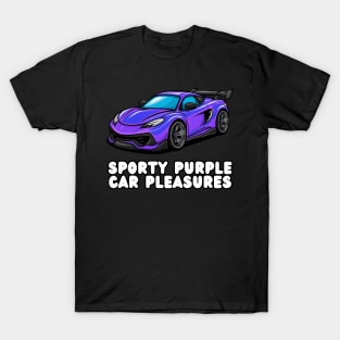 My Super Car Is Purple T-Shirt